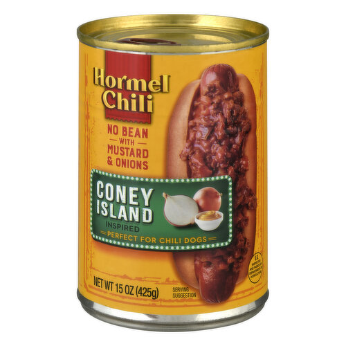 Hormel Chili, No Bean, Coney Island