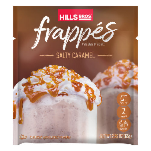 Hills Bros. Frappes Frappes Salty Caramel Cafe Style Drink Mix