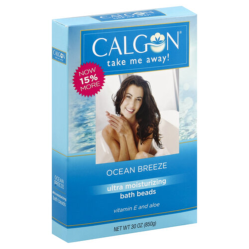 Calgon Bath Beads, Ultra Moisturizing, Ocean Breeze