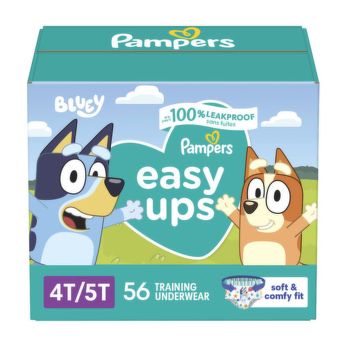 Pampers Potty Training Underwear for Toddlers, Size 6 (4T-5T