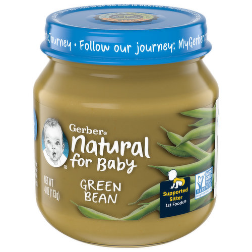 Gerber Natural for Baby Green Bean, Natural for Baby
