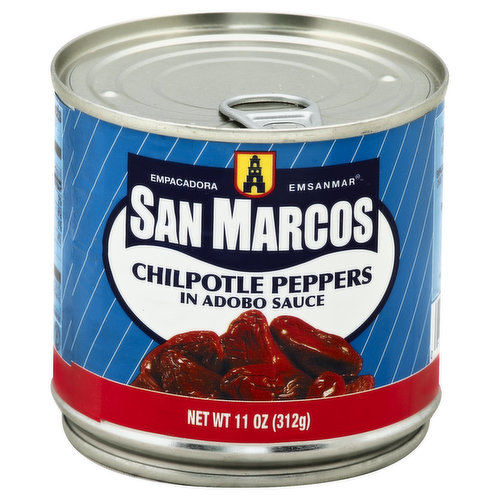 San Marcos Chilpotle Peppers, in Adobo Sauce