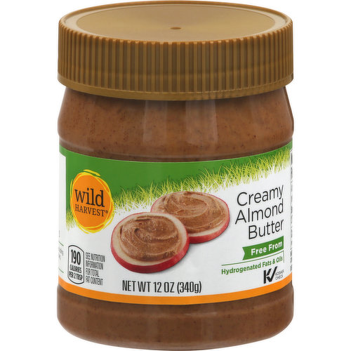 WILD HARVEST Almond Butter, Creamy