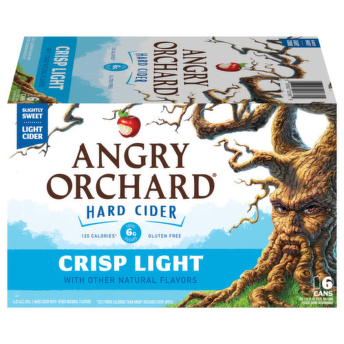 Angry Orchard Hard Cider, Crisp Light