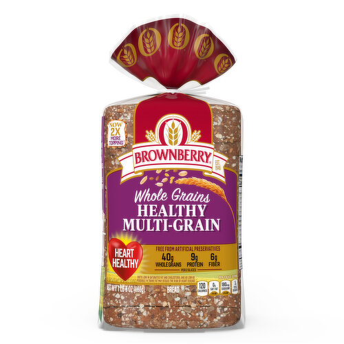 Brownberry Healthy Multi-Grain Sliced Multigrain Bread, 24 oz