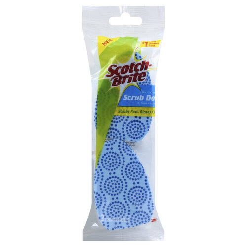 Scotch-Brite Dishwand Refills, Non-Scratch, Scrub Dots