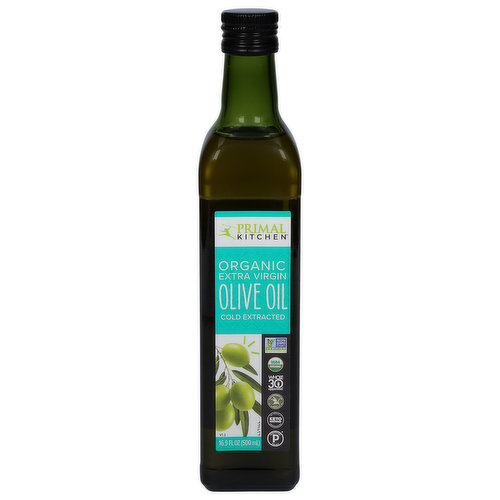 Primal Kitchen Olive Oil, Organic, Extra Virgin, Cold Extracted