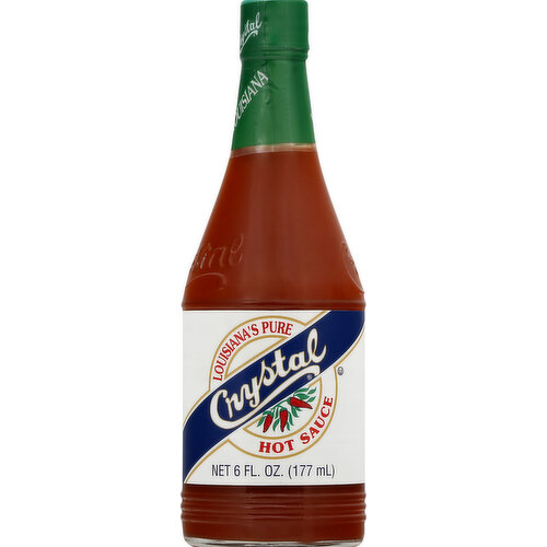 www.crystalhotsauce.com. Product of USA.