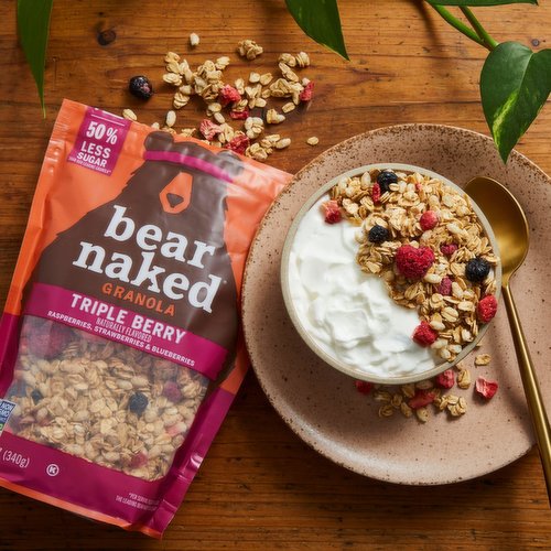 Bear Naked Granola Cereal, Triple Berry