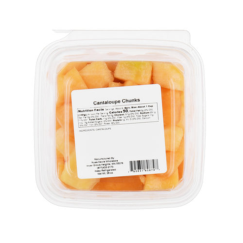 Quick and Easy Cantaloupe Chunks