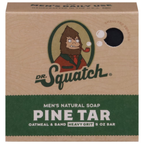 Dr Squatch Snowy Pine Tar Soap NEW