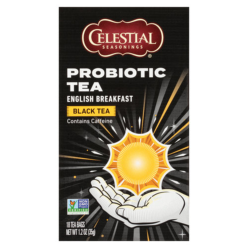 Celestial Seasonings Probiotic Tea English Breakfast Black Tea Bags