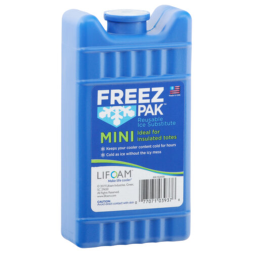 Freez Pak Ice Substitute, Reusable, Mini