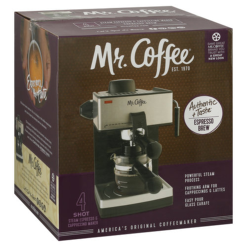 MR. COFFEE 4 SHOT ESPRESSO MAKER