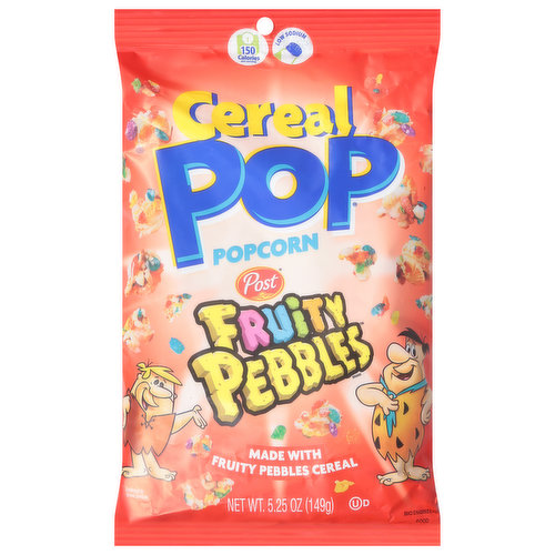 Fruity Pebbles Pop Popcorn, Cereal