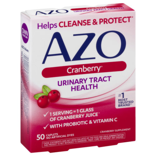 AZO Urinary Tract Health, Cranberry, Caplets