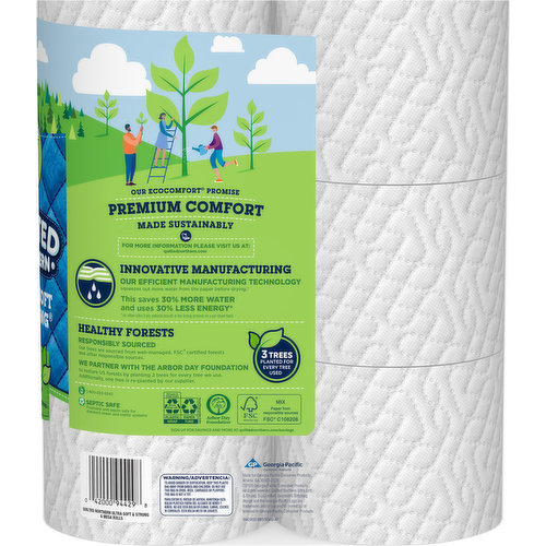 Quilted Northern Bathroom Tissue, Ultra Soft & Strong, 2 Ply, Unscented, Bath Tissue