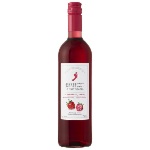 Barefoot Fruitscato Strawberry Sweet Wine 750ml  