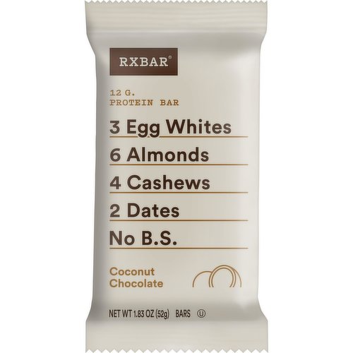 Rxbar Protein Bar, Coconut Chocolate