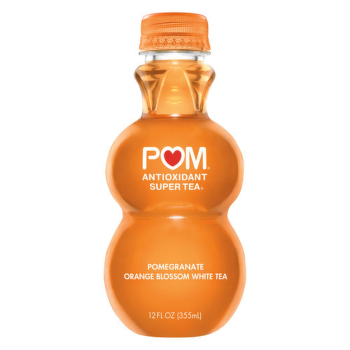 Pom Super Tea, Antioxidant, White Tea, Pomegranate Orange Blossom