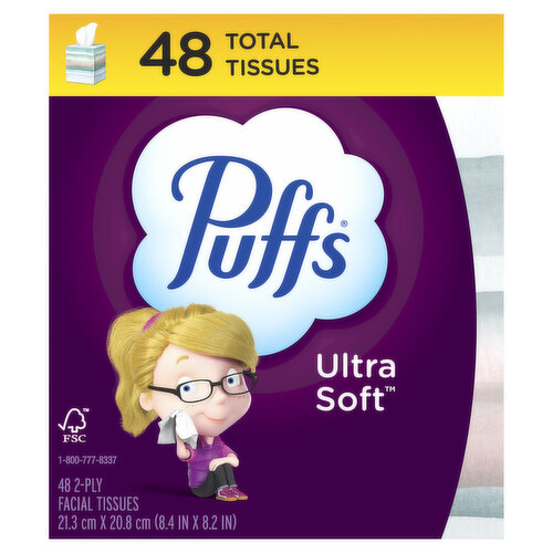 Puffs Ultra Soft Puffs Ultra Soft Facial Tissues, 1 Count