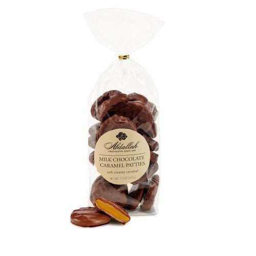 Abdallah Chocolates Bagged Caramel Patties, Milk Chocolate 