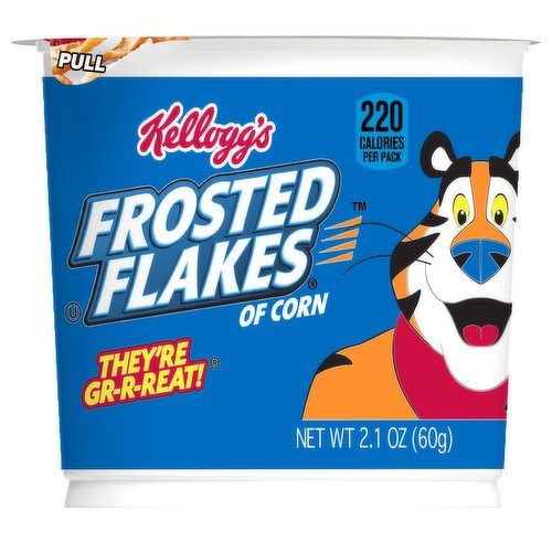 Frosted Flakes Cold Breakfast Cereal Original with Vanilla Flavored  Marshmallows