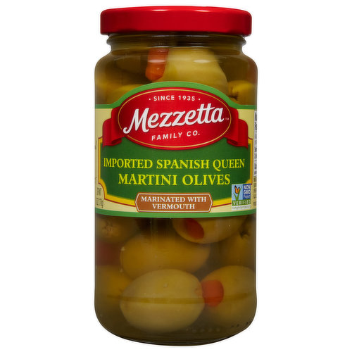 Mezzetta Martini Olives, Imported Spanish Queen