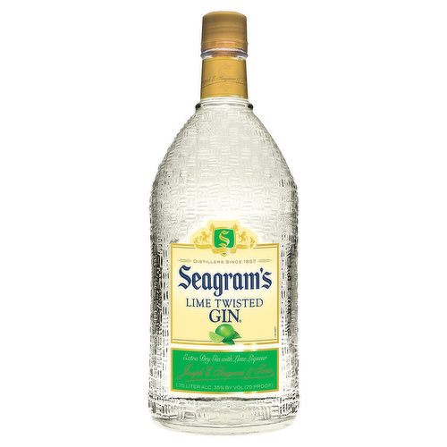 Seagram's Gin, Lime Twisted