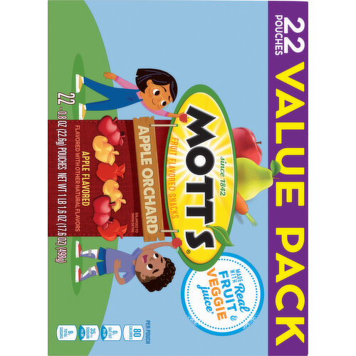 Mott's Apple Orchard Fruit Flavored Snacks Value Pack