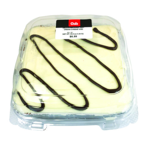 Cub Bakery Deluxe Brownie Tray
Cream Cheese Iced