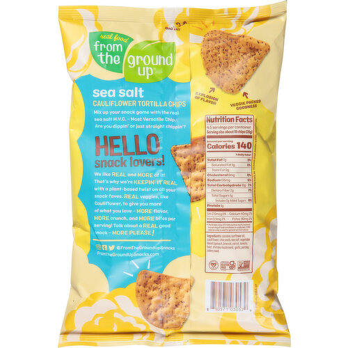 Cauliflower tortilla chips deals