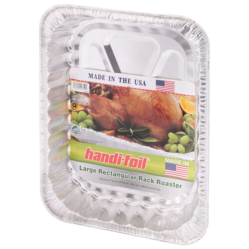 Handi-foil® Cook-n-Carry® Medium Rack Roaster Pan & Lid, 1 ct - City Market