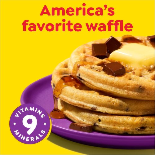 Eggo Frozen Waffles, Chocolatey Chip, Family Pack