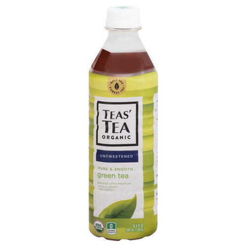 Teas Tea Green Tea, Pure & Smooth, Organic, Unsweetened