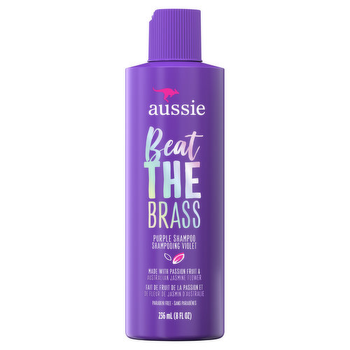 Aussie Aussie Beat the Brass Purple Shampoo, 8 fl oz