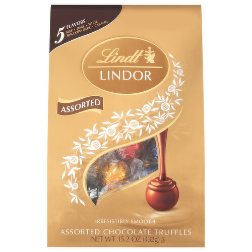 Lindt LINDOR Caramel Milk Chocolate Truffle Bar, Milk Chocolate Candy with  Smooth, Melting Truffle Center, Great for gift giving, 1.3 ounce (Pack of