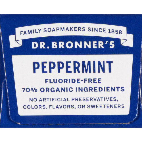 Flouride Free Toothpaste - Peppermint (5 Ounces) by Dr. Bronners