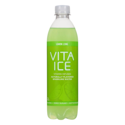 Vita Ice Sparkling Water, Lemon Lime