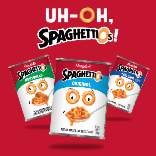 Campbell's® SpaghettiOs® Canned Pasta with Chicken Meatballs