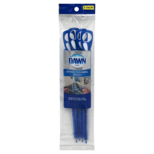 Dawn Bottle Straw Cleaner, 4 Pack