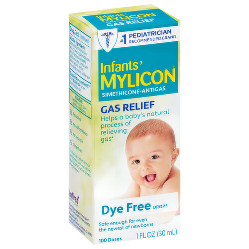 Infants' Mylicon Gas Relief, Dye Free Drops, Infants