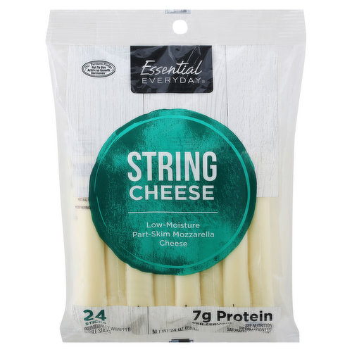 Essential Everyday String Cheese, Part-Skim, Mozzarella, Low-Moisture