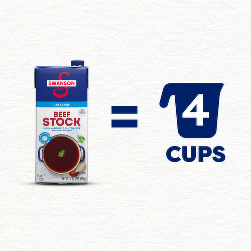 Swanson® 100% Natural Unsalted Beef Stock