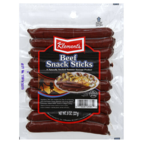 Klement's Snack Sticks, Beef