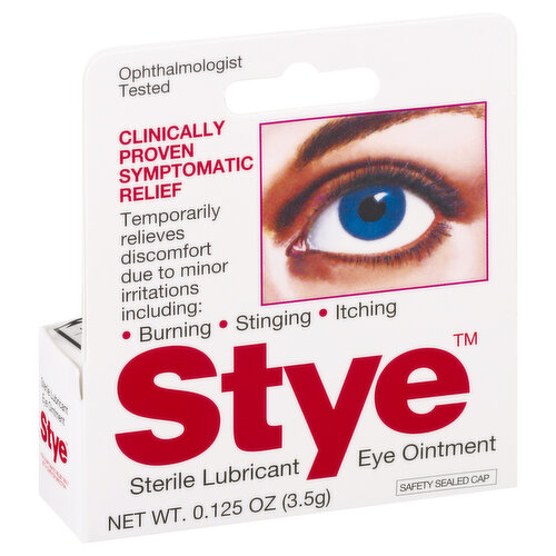 Stye Eye Ointment, Sterile Lubricant