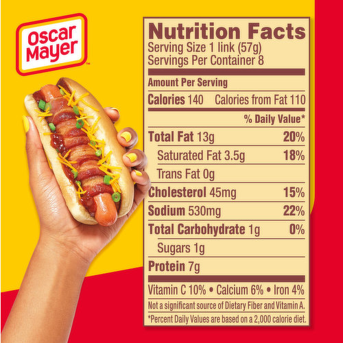Oscar Mayer Uncured Bun-Length Wieners Hot Dogs