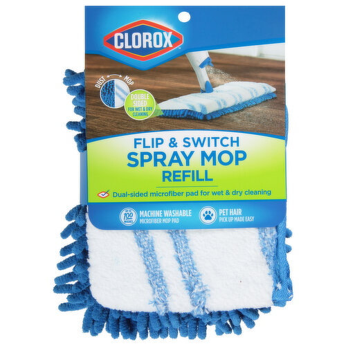 Clorox Spray Mop Refill, Flip & Switch