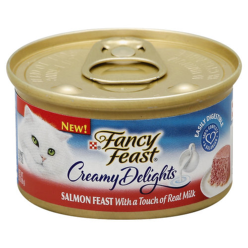 Fancy Feast Creamy Delights Cat Food, Gourmet, Salmon Feast
