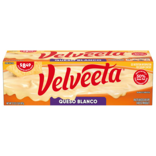 Velveeta Cheese Product, Queso Blanco